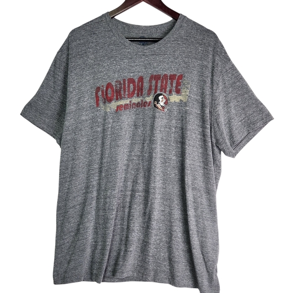 Rivalry Threads Florida State Seminoles Short Sleeve T Shirt Heather Gray XXL - Picture 3 of 10